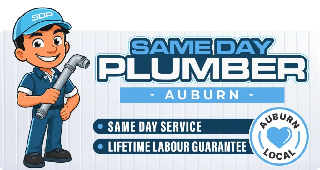 Same Day Plumber Web Graphic Auburn